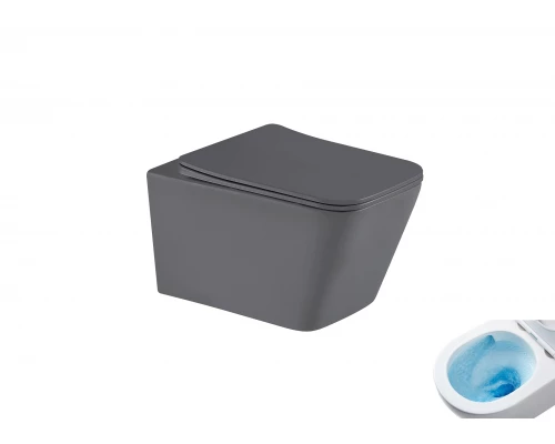 Унитаз подвесной Tornado Gid Tr2143TF-Dgm 62304Y серый матовый 49x34x36