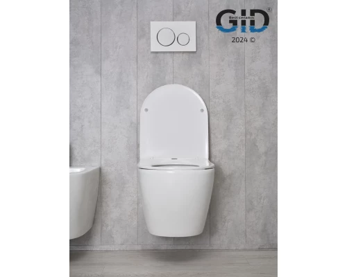 Унитаз подвесной Gid Tr2198 61107Y белый 49x36x35.5