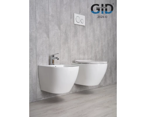 Унитаз подвесной Gid Tr2198 61107Y белый 49x36x35.5