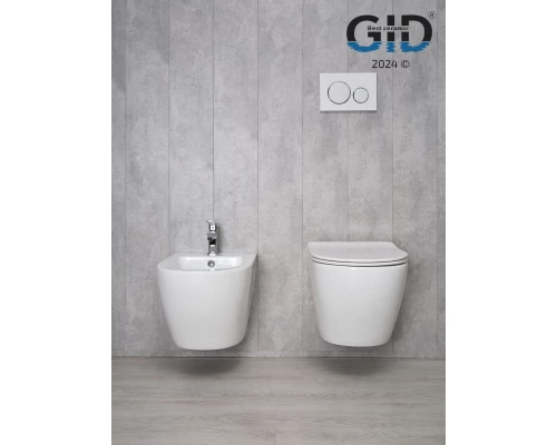 Унитаз подвесной Gid Tr2198 61107Y белый 49x36x35.5