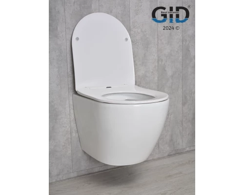 Унитаз подвесной Gid Tr2198 61107Y белый 49x36x35.5