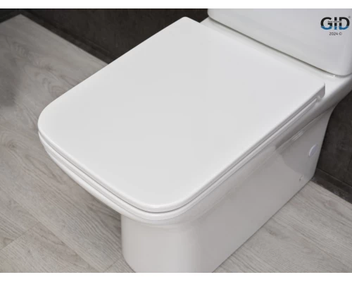 Унитаз напольный Gid Tn2125 62245Y белый 64.5x37x83