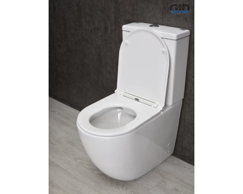 Унитаз напольный Gid Tn2188 62249Y белый 62x36x84