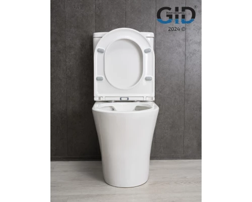 Унитаз напольный Gid Tn2124 62244Y белый 60.5x36x82.5