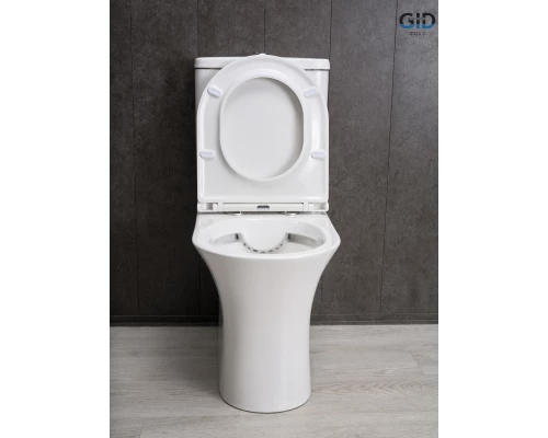 Унитаз напольный Gid Tn2126 62246Y белый 64.5x37.5x83