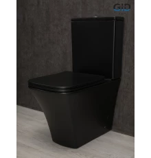 Унитаз напольный Gid Tn2184Bm 62252Y черный матовый 62.5x37x83