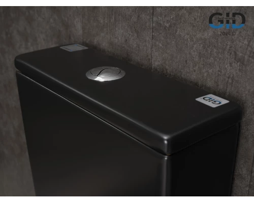 Унитаз напольный Gid Tn2184Bm 62252Y черный матовый 62.5x37x83