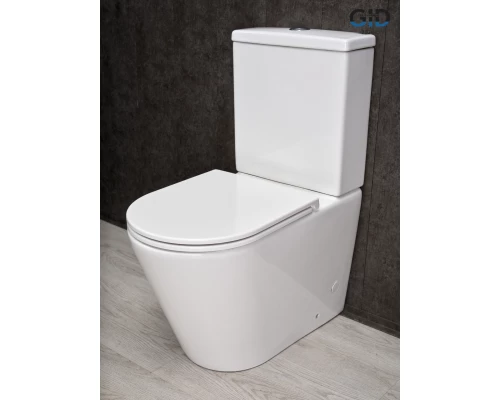 Унитаз напольный Gid Tn2189 62247Y белый 64x37x82