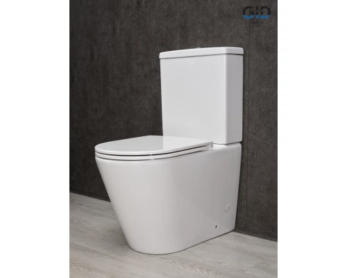 Унитаз напольный Gid Tn2189 62247Y белый 64x37x82