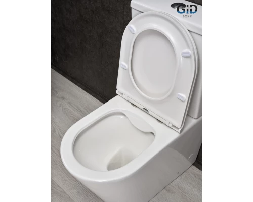 Унитаз напольный Gid Tn2189 62247Y белый 64x37x82