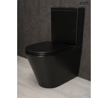 Унитаз напольный Gid Tn2189Bm 62248Y черный матовый 64.5x38.5x82.5