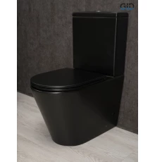 Унитаз напольный Gid Tn2189Bm 62248Y черный матовый 64.5x38.5x82.5