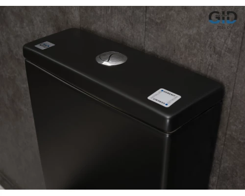 Унитаз напольный Gid Tn2189Bm 62248Y черный матовый 64.5x38.5x82.5