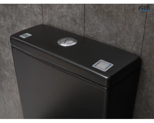 Унитаз напольный Gid Tn2188Bm 62250Y черный матовый 62.5x38.5x84