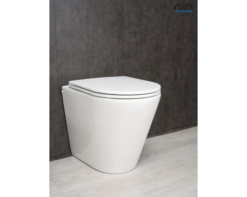 Унитаз приставной Gid TRS-263 62211Y белый 52x36x41