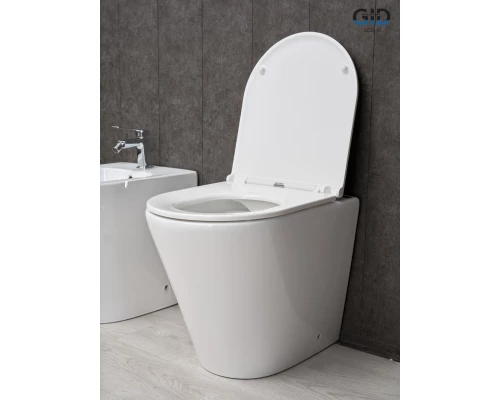 Унитаз приставной Gid TRS-263 62211Y белый 52x36x41