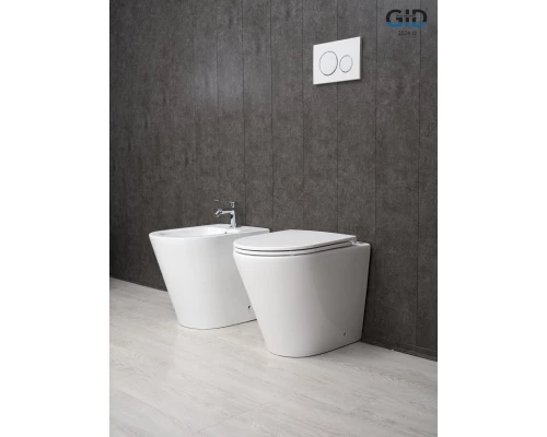 Унитаз приставной Gid TRS-263 62211Y белый 52x36x41