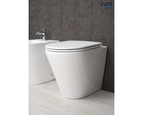 Унитаз приставной Gid TRS-263 62211Y белый 52x36x41