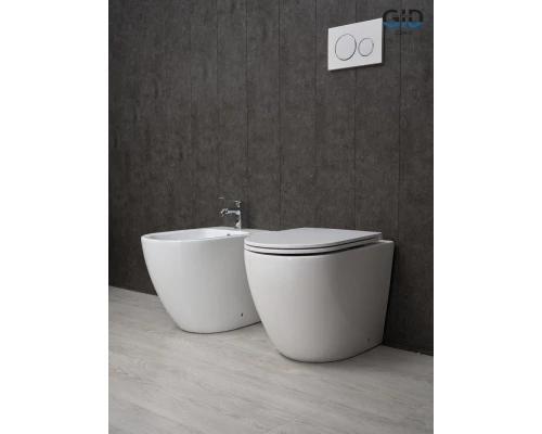 Унитаз приставной Gid TRS-269 62213Y белый 56x36.5x42