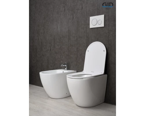 Унитаз приставной Gid TRS-269 62213Y белый 56x36.5x42