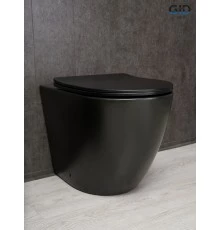 Унитаз приставной Gid TRS-269BM 62214Y черный матовый 56x36.5x42