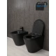 Унитаз приставной Gid TRS-263BM 62212Y черный матовый 56x36x41