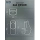Подвесной сенсорный писсуар Gid Q9509 91114 белый 33x35x71