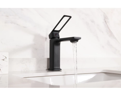 Смеситель для раковины Gid Niagara L057-BM-K L057BMK черный матовый