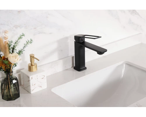 Смеситель для раковины Gid Niagara L057-BM-K L057BMK черный матовый