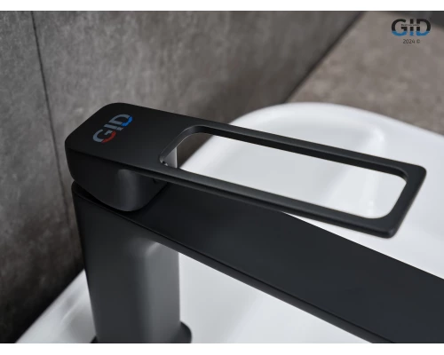 Смеситель для раковины Gid Niagara L057-BM-K L057BMK черный матовый