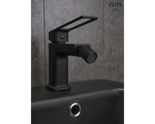 Смеситель для биде Gid Niagara L057-BM-B L057BMB черный матовый