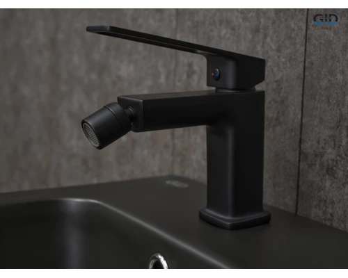 Смеситель для биде Gid Niagara L057-BM-B L057BMB черный матовый