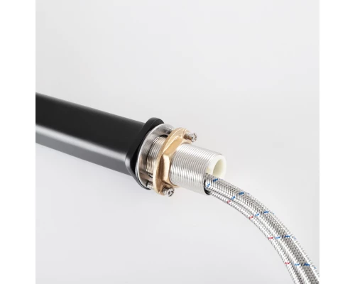 Смеситель высокий для раковины Gid Niagara L057-BM-D L057BMD черный матовый