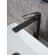 Смеситель высокий для раковины Gid Niagara L057-BM-D L057BMD черный матовый