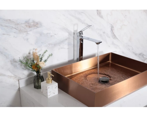 Смеситель высокий для раковины Gid Niagara L057-CH-D L057CHD хром