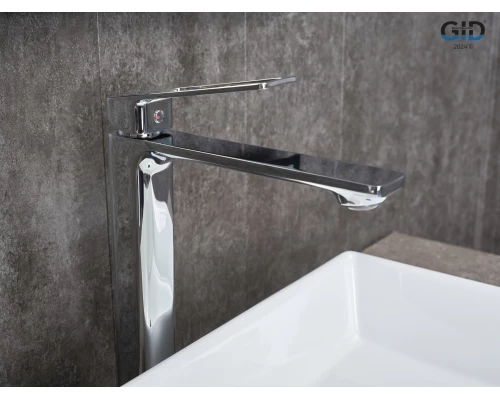 Смеситель высокий для раковины Gid Niagara L057-CH-D L057CHD хром