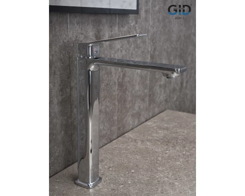 Смеситель высокий для раковины Gid Niagara L057-CH-D L057CHD хром