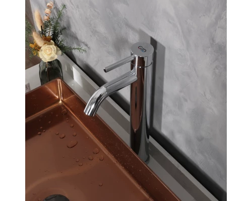 Смеситель высокий для раковины Gid Inga SS096-CH-D SS096CHD хром
