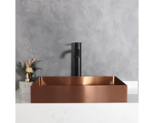 Смеситель высокий для раковины Gid Inga SS096-BM-D SS096BMD черный матовый