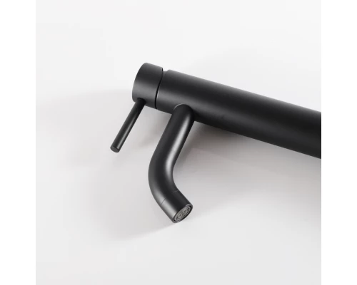 Смеситель высокий для раковины Gid Inga SS096-BM-D SS096BMD черный матовый