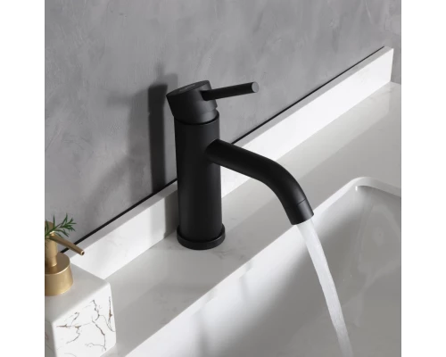 Смеситель для раковины Gid Inga SS096-BM-K SS096BMK черный матовый