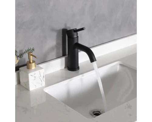 Смеситель для раковины Gid Inga SS096-BM-K SS096BMK черный матовый