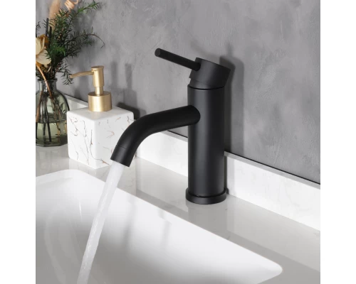 Смеситель для раковины Gid Inga SS096-BM-K SS096BMK черный матовый