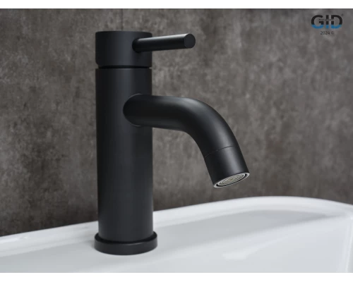 Смеситель для раковины Gid Inga SS096-BM-K SS096BMK черный матовый