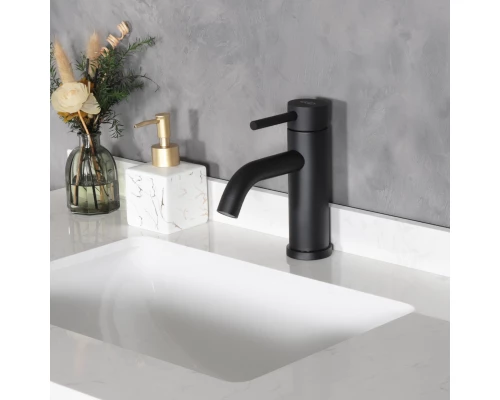 Смеситель для раковины Gid Inga SS096-BM-K SS096BMK черный матовый