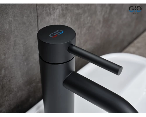 Смеситель для раковины Gid Inga SS096-BM-K SS096BMK черный матовый