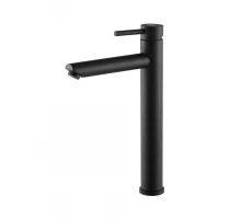 Смеситель высокий для раковины Gid Berlin SS080-BM-D SS080BMD черный матовый