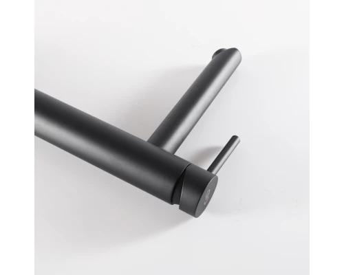 Смеситель высокий для раковины Gid Berlin SS080-BM-D SS080BMD черный матовый