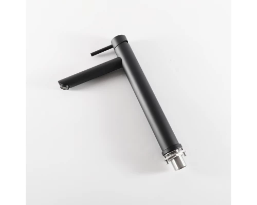 Смеситель высокий для раковины Gid Berlin SS080-BM-D SS080BMD черный матовый