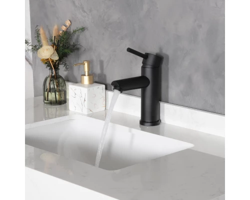 Смеситель для раковины Gid Berlin SS080-BM-K SS080BMK черный матовый